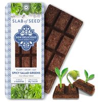 Sow Delicious Slab of Seed - Spicy Salad Greens